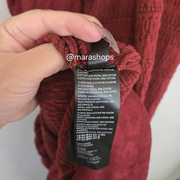 Anthropologie Smocked Puff-Sleeved Midi Dress - Picture 8 of 9